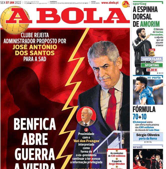 Le aperture portoghesi - Caos su Vieira: l'ex patron del Benfica sorpreso a usare soldi del club