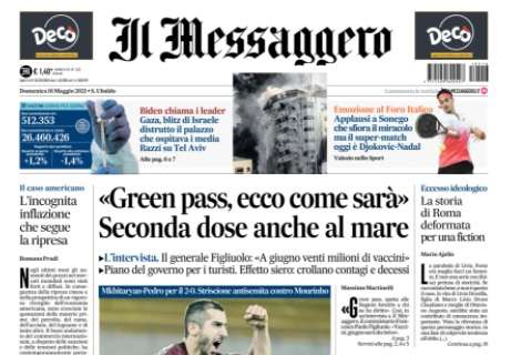 Il Messaggero: "Derby, trionfo Roma. Resa finale della Lazio"