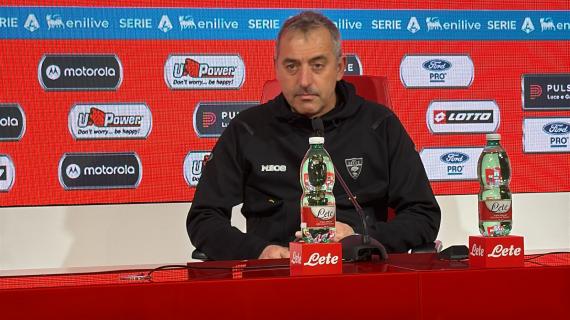 Lecce, Giampaolo: "Partita concreta, volevamo il pari e dare continuità ai risultati"