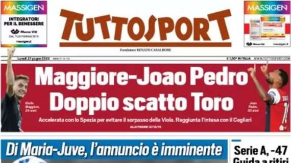Tuttosport in apertura sulla Juventus: "De Ligt? 100 milioni"