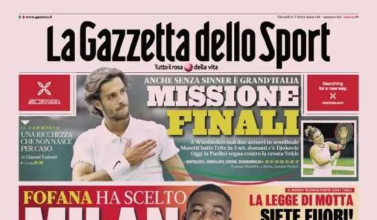 Le aperture dei quotidiani italiani e stranieri di oggi, giovedì 11 luglio