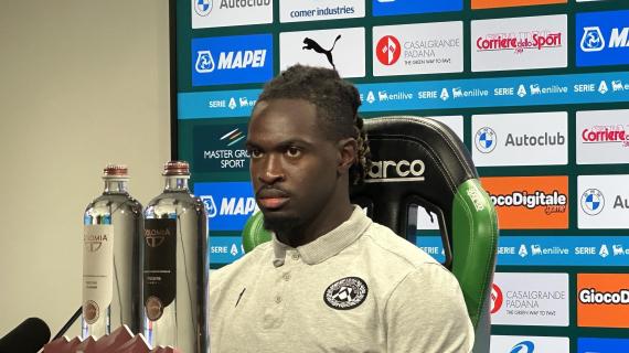 Udinese, Solet: "Deficit di attenzione iniziale. Su di me rigore tutta la vita"