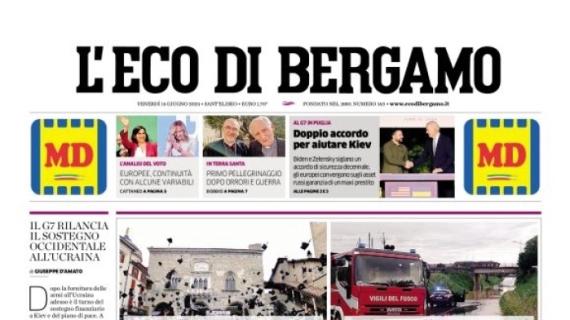 Scattano gli Europei. L'Eco di Bergamo con Scamacca: "Io qui grazie a Gasperini"