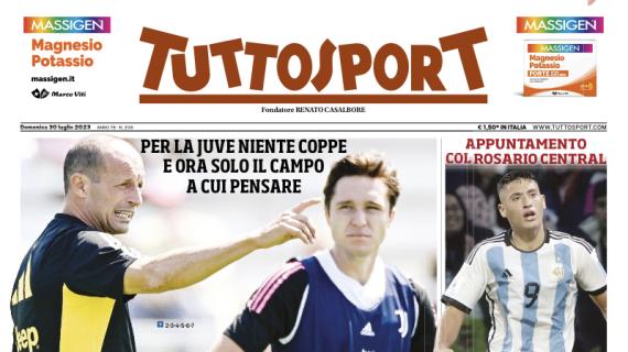 L'apertura di Tuttosport sulla Juventus: "Allegri, i vantaggi dello scudetto"
