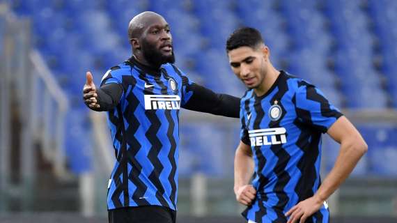 Inter, Corriere della Sera: "Lukaku e Hakimi per tentare il ribaltone in Coppa Italia"