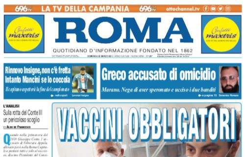 Napoli, Il Roma: "Rinnovo Insigne, non c'è fretta. Intanto Mancini se lo coccola"