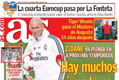 Real Madrid, As e le parole di Zidane: "Molti serviranno a far cassa"