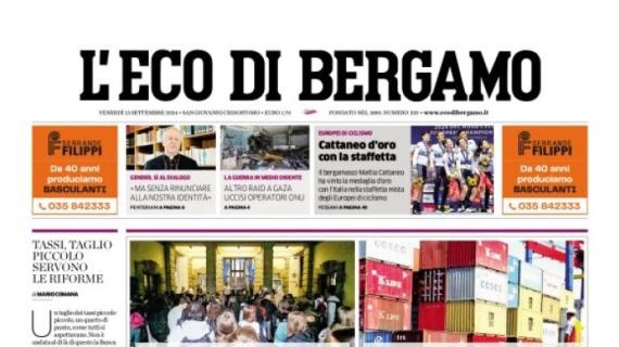 L'Eco di Bergamo apre: "Atalanta: Gosens torna a Bergamo da avversario"