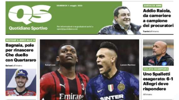 L'apertura di QS sulla lotta Scudetto: "Milan e Inter, derby infinito"