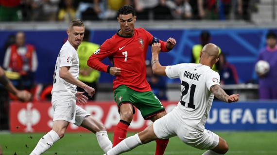 CR7 non la sblocca e il Portogallo fatica: è ancora 0-0 al 45' contro la Slovenia