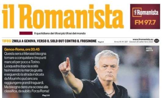 Il Romanista prende in prestito un titolo di De André per la gara di Marassi: "Via del campo"