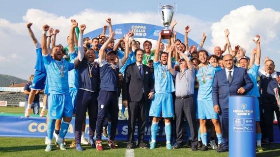 Pineto, storica doppietta: dopo la promozione in C, arriva anche la Coppa Italia Serie D