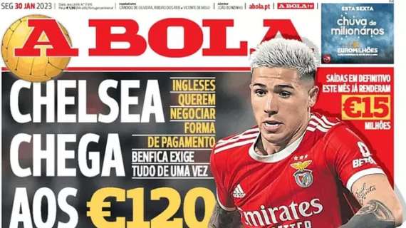 Le aperture portoghesi - Chelsea, 120 milioni per Enzo Fernandez: attacco finale al Benfica