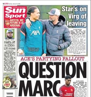 Le aperture inglesi - Manchester United, scoppia il caso Rashford: "Question Marc"