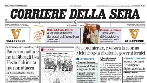 Corriere della Sera: "L'Atalanta è il primo tornante della salita dell’Inter"