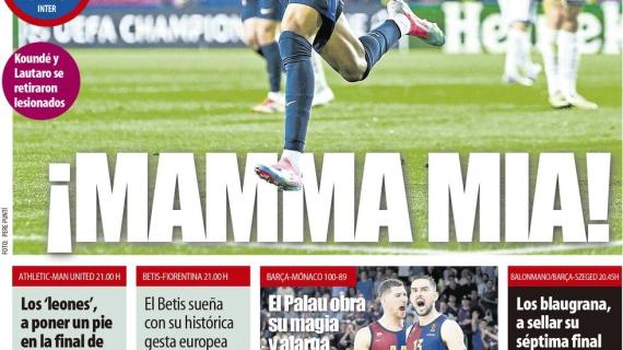 "Mamma mia": le prime pagine in Spagna, impressionate Barcellona-Inter e Yamal