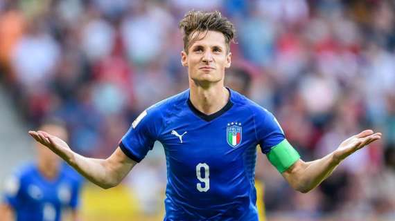 Italia Under 21, Pinamonti: "Primo gol cercato con insistenza. Sono felice"