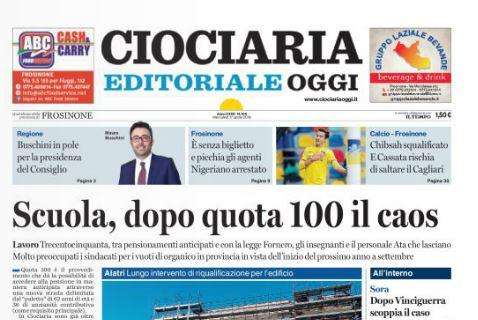 Frosinone, Ciociaria Oggi: "Chibsah out, Cassata rischia"
