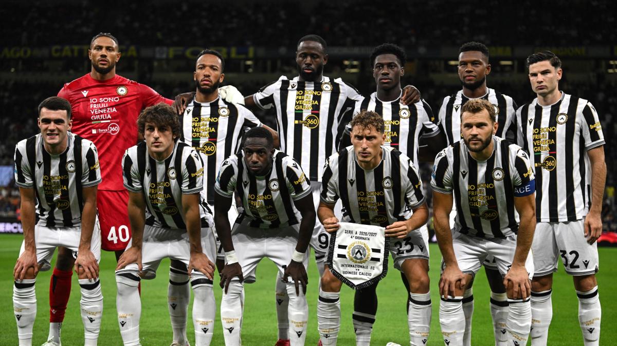 Udinese presenta la terza maglia alla Milano fashion week