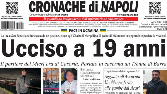 Cronache di Napoli apre: "Partenope contro Dea: obiettivo spedire Gasp a -9"