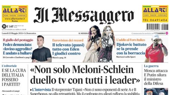 Il Messaggero: "La Lazio vince per gli eroi del 1974, l'anniversario del primo tricolore"