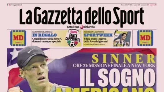 L'apertura de La Gazzetta dello Sport: "Spalletti, rivogliamo l'Italia"