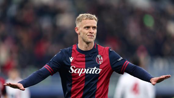 Bologna, tegola Odgaard: infortunio muscolare nel primo tempo con l'Atalanta