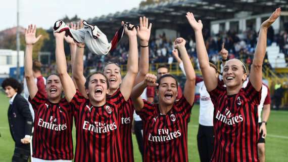 Serie A femminile, il Milan vince e vola in testa: bene Roma e Fiorentina