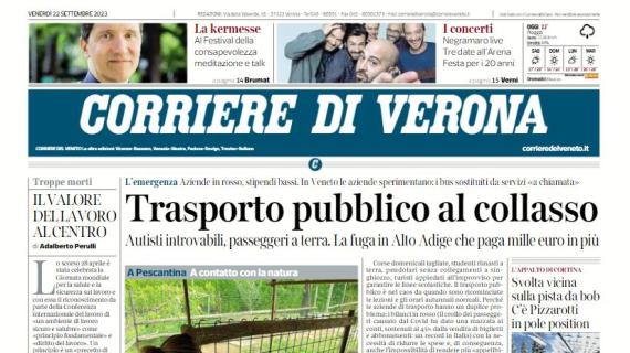 Jordan al Corriere di Verona: "Verona nel cuore: a San Siro nulla è impossibile"
