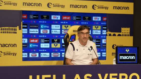 Hellas Verona, Juric: "Quanti rinforzi servono? Siamo a dodici, fate voi il conto"