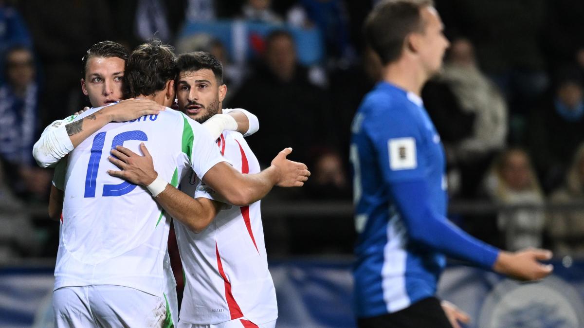 Italia, vittoria facile in Estonia, Il Gazzettino in taglio alto: "Ma il Mondiale resta lontano"