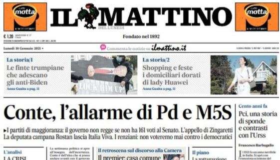 Il Mattino: "La valanga Napoli spaventa la Juve"