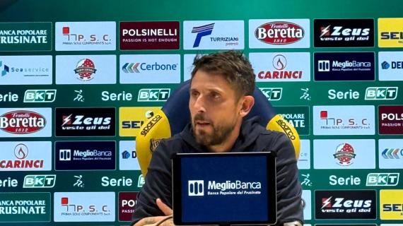 Frosinone, Greco: "Avuto le occasioni migliori, giocatori tutti indispensabili"