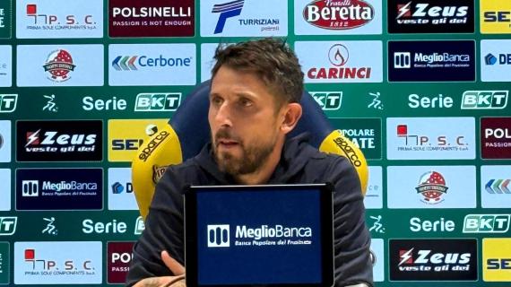 Frosinone, Greco: "Per la classifica non ci dormiamo né io né i ragazzi. Ma non va guardata"