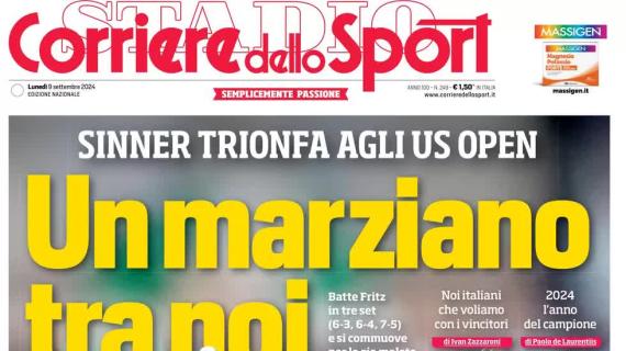 L'Italia sfida Israele in Nations League. Il Corriere dello Sport: "Azzurri, serve il bis"