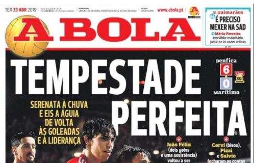 Benfica, altri 2 gol per Joao Felix. Stampa lusitana: "Tempesta perfetta"