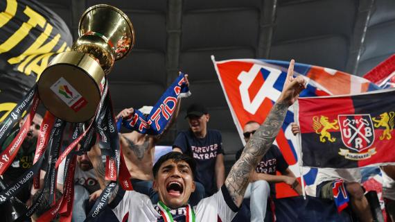 Delirio rossoblu per la vittoria della Coppa Italia, il Corriere di Bologna: "La Grande Bellezza"