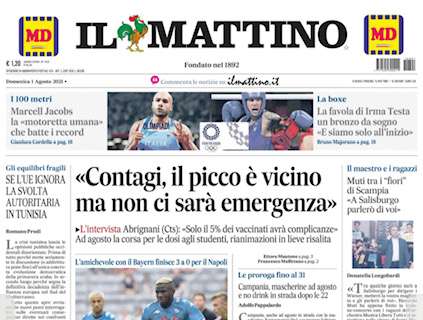 Il Napoli supera 3-0 il Bayern Monaco, Il Mattino titola: "Osi-show"