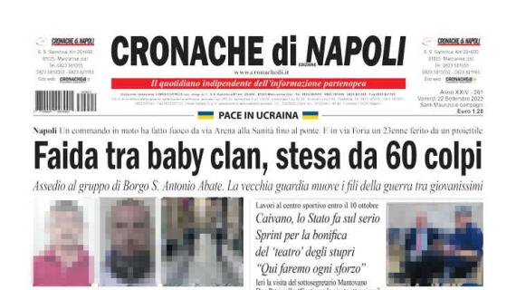 Cronache di Napoli: "De Laurentiis incalza Garcia". Difesa allo sbando, Kvara inespresso