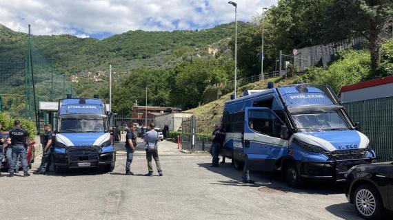 Sampdoria, ripresa degli allenamenti: giocatori in campo in un "Mugnaini" blindato