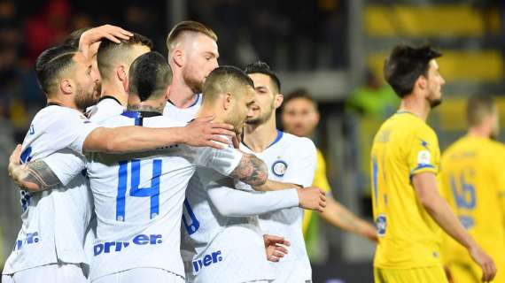 Frosinone-Inter 1-3: il tabellino della gara
