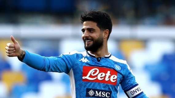 Il Napoli pareggia subito: Insigne trasforma un rigore e sigla l'1-1 a Brescia