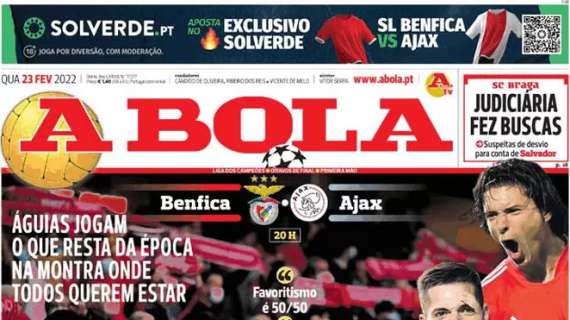 Le aperture portoghesi - Benfica, tutto o niente: stasera l'andata degli ottavi con l'Ajax