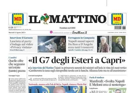 Il Mattino in prima pagina apre sul futuro di Luciano Spalletti: "Il suo destino è azzurro"