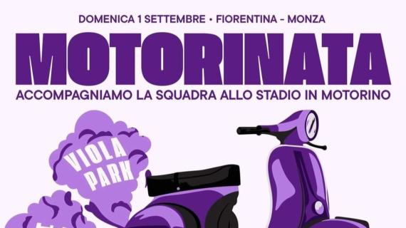 Fiorentina "scortata" dai suoi ultras fino allo stadio