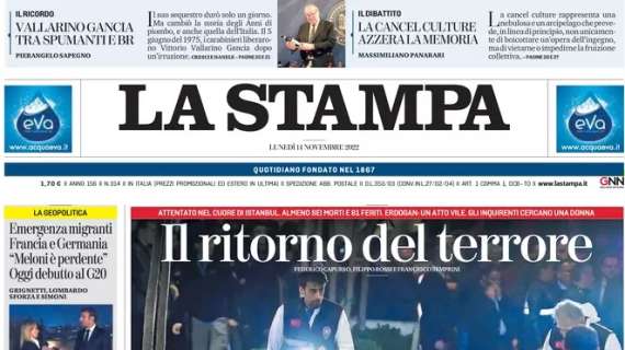 L’apertura de La Stampa: “Un magico Kean ferma la Lazio e la Juventus vola al terzo posto”