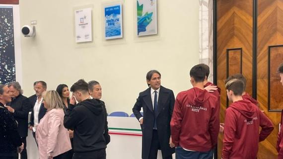 Premio Scopigno a Simone Inzaghi: "Condiviso con chi mi ha permesso di vincerlo"