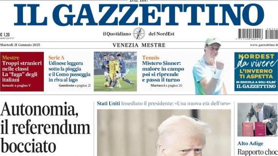 Il Gazzettino intitola: 