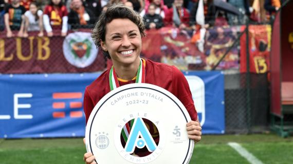 La Roma Femminile celebra Giancinti: con l'Italia ha segnato il gol numero 300 in carriera