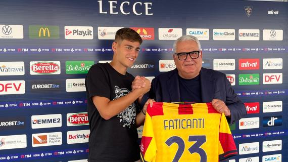 Lecce, il centrocampista Giacomo Faticanti va in prestito alla Ternana